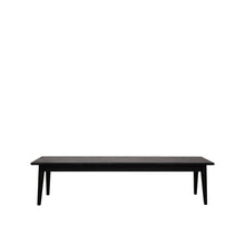 Load image into Gallery viewer, mila oak bench - matte black 185cm
