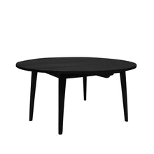 Load image into Gallery viewer, mila round oak dining table - matte black 150cm