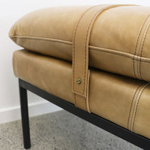 Load image into Gallery viewer, baxter's bench - caramel leather