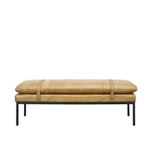 Load image into Gallery viewer, baxter's bench - caramel leather