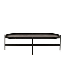 Load image into Gallery viewer, the Ōhura oval coffee table - black