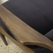Load image into Gallery viewer, the griffin velvet armchair - pacific
