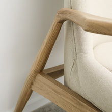 Load image into Gallery viewer, the griffin linen armchair - natural