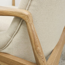 Load image into Gallery viewer, the griffin linen armchair - natural
