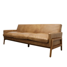Load image into Gallery viewer, gary's sofa - caramel leather (three seater)