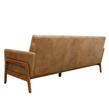 Load image into Gallery viewer, gary's sofa - caramel leather (three seater)
