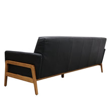 Load image into Gallery viewer, gary's sofa - onyx leather (three seater)