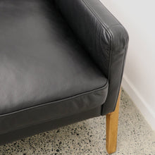 Load image into Gallery viewer, gary's armchair - onyx leather