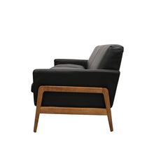 Load image into Gallery viewer, gary's sofa - onyx leather (three seater)