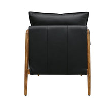 Load image into Gallery viewer, wolfie's leather armchair - black