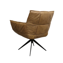 Load image into Gallery viewer, ivar's swivel armchair - caramel leather
