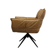 Load image into Gallery viewer, ivar's swivel armchair - caramel leather