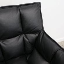 Load image into Gallery viewer, ivar's swivel armchair - black leather