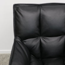 Load image into Gallery viewer, ivar's swivel armchair - black leather