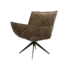 Load image into Gallery viewer, ivar's swivel armchair - chocolate leather