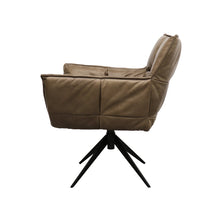 Load image into Gallery viewer, ivar's swivel armchair - chocolate leather