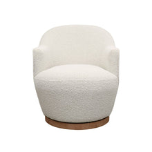 Load image into Gallery viewer, cirrus swivel chair - cream shearling