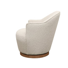 Load image into Gallery viewer, cirrus swivel chair - cream shearling