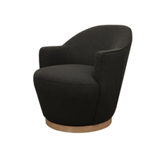 Load image into Gallery viewer, cirrus swivel chair - onyx shearling