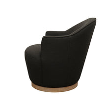 Load image into Gallery viewer, cirrus swivel chair - onyx shearling