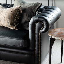 Load image into Gallery viewer, the regal sofa - onyx leather (four seater)