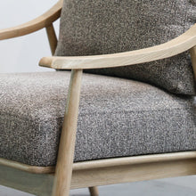 Load image into Gallery viewer, august's armchair - salt & pepper