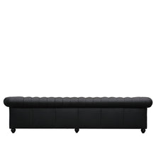 Load image into Gallery viewer, the regal sofa - onyx leather (four seater)