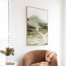 Load image into Gallery viewer, stef’s secluded cottage photographic framed canvas - 1220 x 820