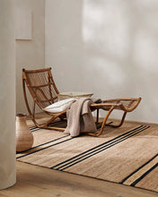 Load image into Gallery viewer, that umbra jute rug - natural stripe 2000 x 3000