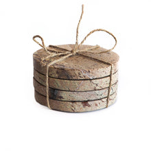 Load image into Gallery viewer, marble coaster set - rose taupe