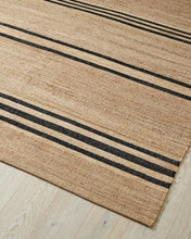 Load image into Gallery viewer, that umbra jute rug - natural stripe 2000 x 3000