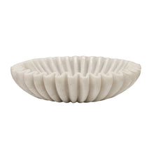 Load image into Gallery viewer, the pleated marble dish - medium