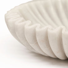 Load image into Gallery viewer, the pleated marble dish - medium