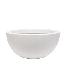 Load image into Gallery viewer, rob's round planter - white (large)