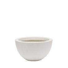 Load image into Gallery viewer, rob's round planter - white (small)