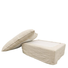 Load image into Gallery viewer, nook ottoman - oatmeal