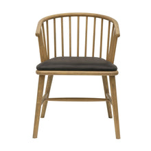 Load image into Gallery viewer, arrowtown dining chair - aged black leather