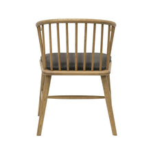 Load image into Gallery viewer, arrowtown dining chair - aged black leather