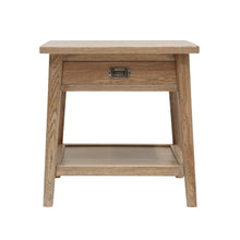 Load image into Gallery viewer, mila round oak bedside table