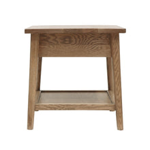Load image into Gallery viewer, mila round oak bedside table