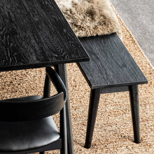 Load image into Gallery viewer, mila oak dining table - matte black 260cm