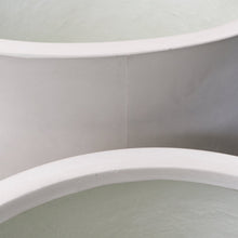 Load image into Gallery viewer, weathered ray planter - white (medium)