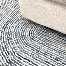 Load image into Gallery viewer, Kaikōura wool denim rug 2000 x 3000 - sea