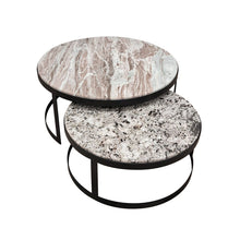 Load image into Gallery viewer, dion's marble medium table - alaska