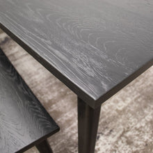 Load image into Gallery viewer, mila oak bench - matte black 118cm