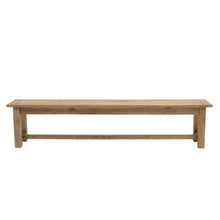 Load image into Gallery viewer, farmhouse elm bench - 210cm