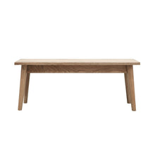 Load image into Gallery viewer, mila oak bench - 118cm