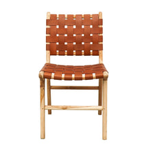 Load image into Gallery viewer, infinity weave dining chair - coffee