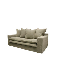 Load image into Gallery viewer, double nook sofa - olive (two seater)