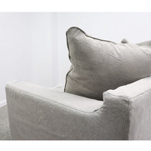 Load image into Gallery viewer, double nook sofa - slate (three seater)
